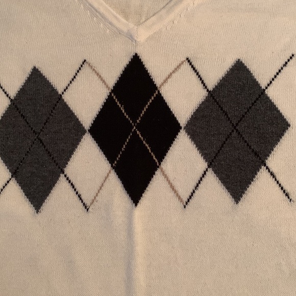 Geoffrey Beene argyle sweater - Picture 3 of 3